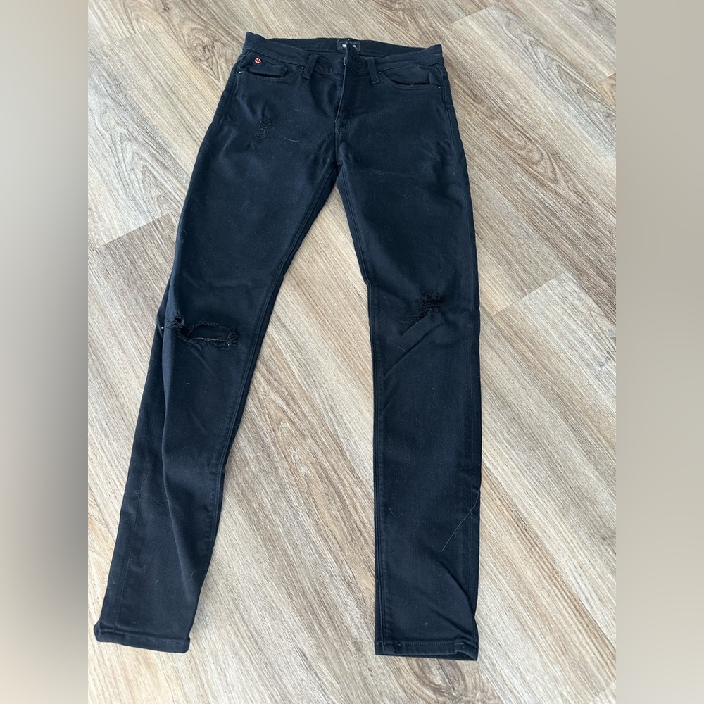 Hudson Black skinny jeans